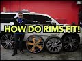 HOW DO RIMS FIT? (24 INCH - 28 INCH) CADILLAC ESCALADE