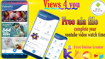 🔥Best Quality App Views 4 U AiA File || Kodular New Aia File || Make Your  Android App #koushikpal