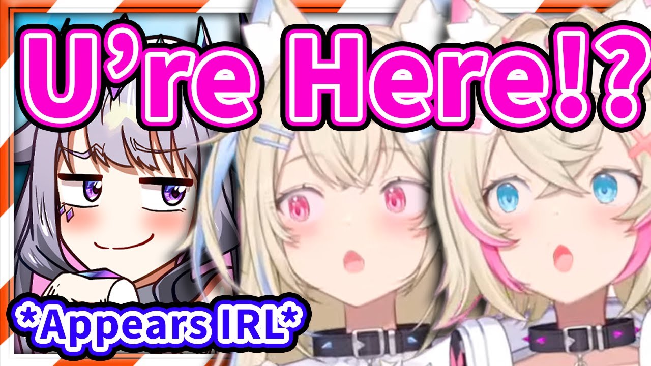 Biboo Suddenly Breaks Into FuwaMoco's Place IRL Mid Stream 【HololiveEN】