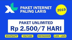 CARA DAFTAR PAKET INTERNET MURAH XL Rp. 2.500/7 HARI - UNLIMITED - Durasi: 12.23. 