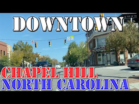 Chapel Hill - North Carolina - 4K Downtown Drive