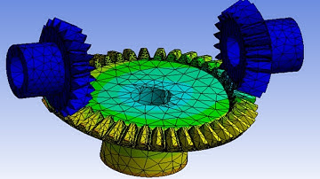 Bevel Gear Analysis In Ansys Workvench