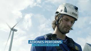 Aerones, Robotic blade care system for wind turbines