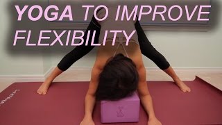 4 Yoga Poses for Flexibility using a Block 