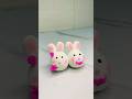 ✨Cute Couple Bunny desk decor🐰#shortsfeed #artscraft #clay #aesthetic