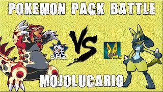 [Nice pull!!] Pack battle vs. MojoLucario! Opening a Ditto Primal Clash three pack blister!
