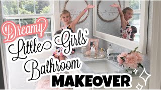 DREAM BATHROOM MAKEOVER | LITTLE GIRL’S BATHROOM | DECORATE #WITHME | Bloom Creative Co.