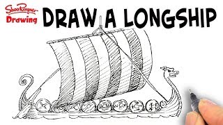 How to draw a Viking Longship - spoken tutorial