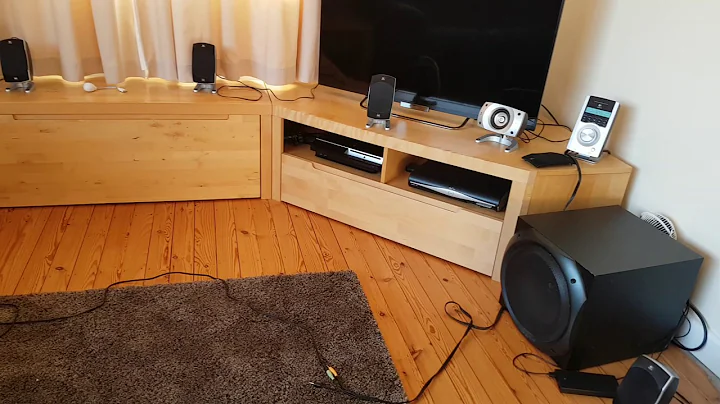 Logitech Z-5500 Sound/Bass Test (Max Volume)