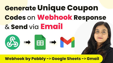 Generate Unique Coupon Codes on Webhook Response & Send via Email