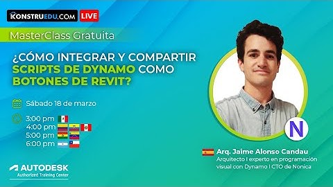 Masterclass: ¿Cómo integrar y compartir Scripts de Dynamo como botones de Revit?