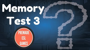 Memory Game (Part 3) | How Good Is Your Memory? | English Beginners Level