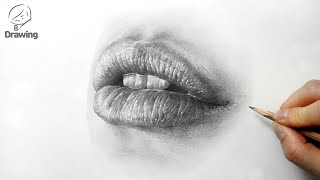 [인체 그림 그리기] 입술 드로잉 기초 / 사람 얼굴 연필 소묘 / How to Draw Lips (Mouth) / Pencil Drawing Face