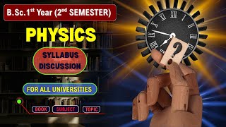 B.sc 2nd Semester Physics Complete Course Analysis -2025 @ScienceVedas