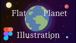 Flat illustration | Flat Planet Illustration in Figma