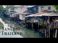 Extreme slums in bangkok thailand