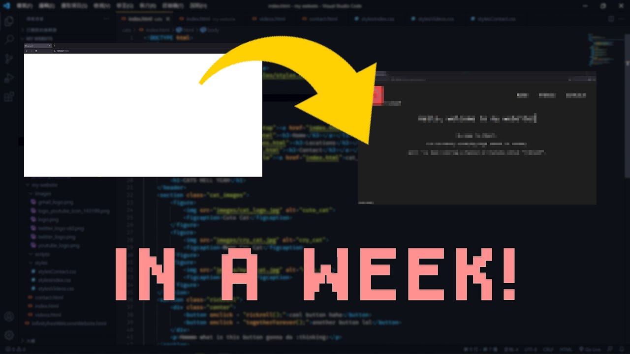 I made a website in a week! (with no coding experience) - YouTube