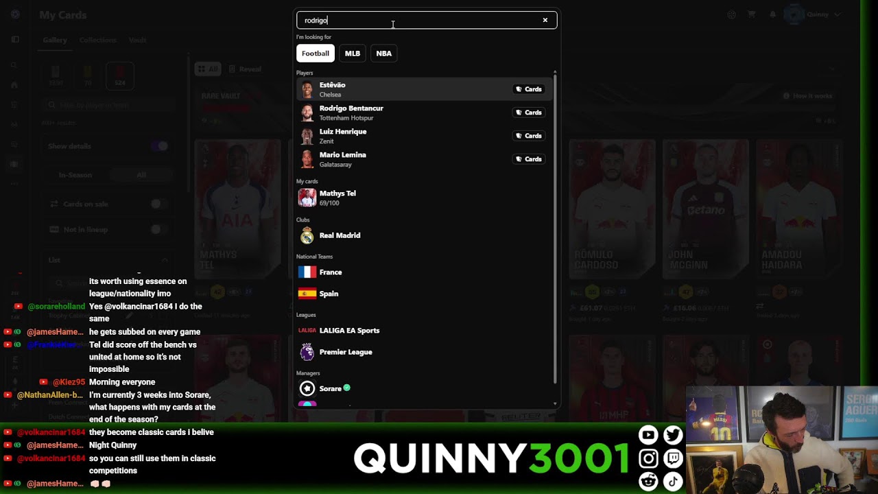 Sorare Card Crafting