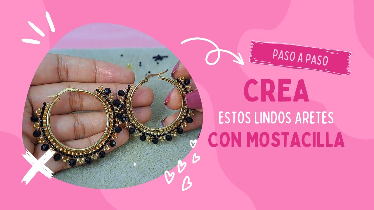 Aretes con Mostacilla Paso a Paso | Tutorial Fácil y Rápido