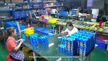 RECHI |Retail Display & Store Fixture Factory| Rotating Acrylic Poker Storage Box