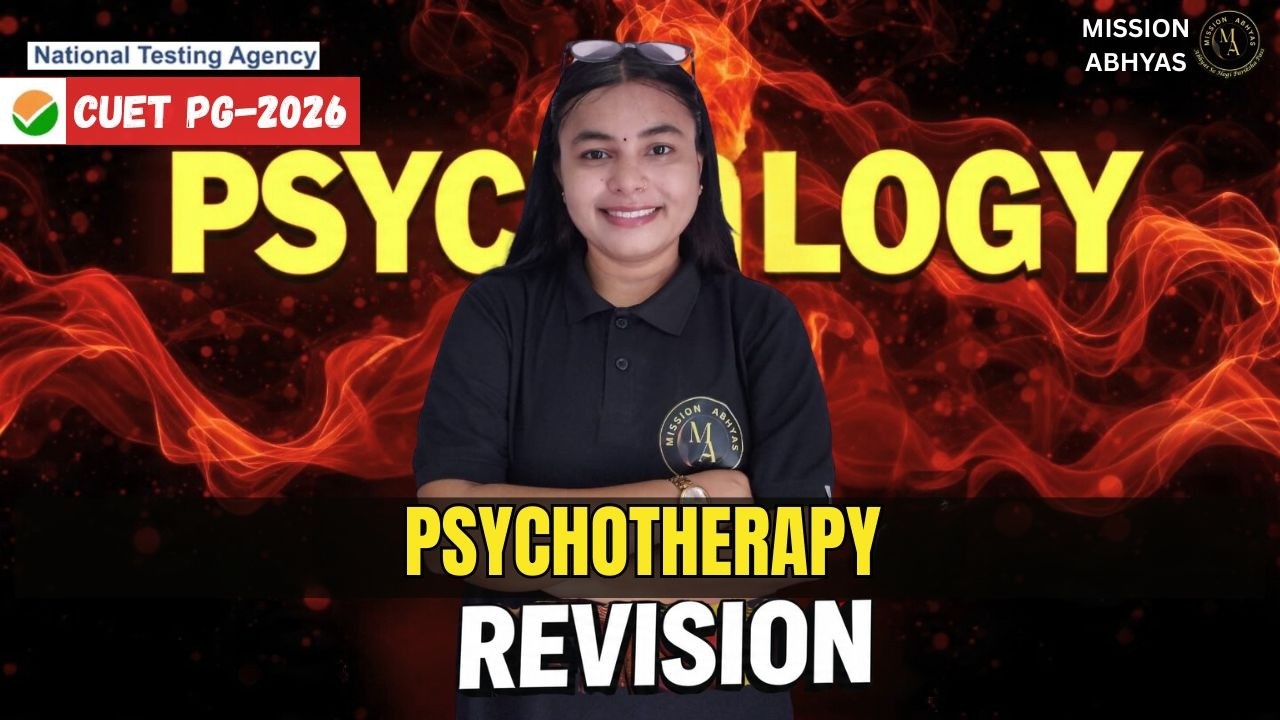CUET PG Psychology 2026 🔥 Most Important Topics | Revision  | Psychotherapy  | By Nirdesh