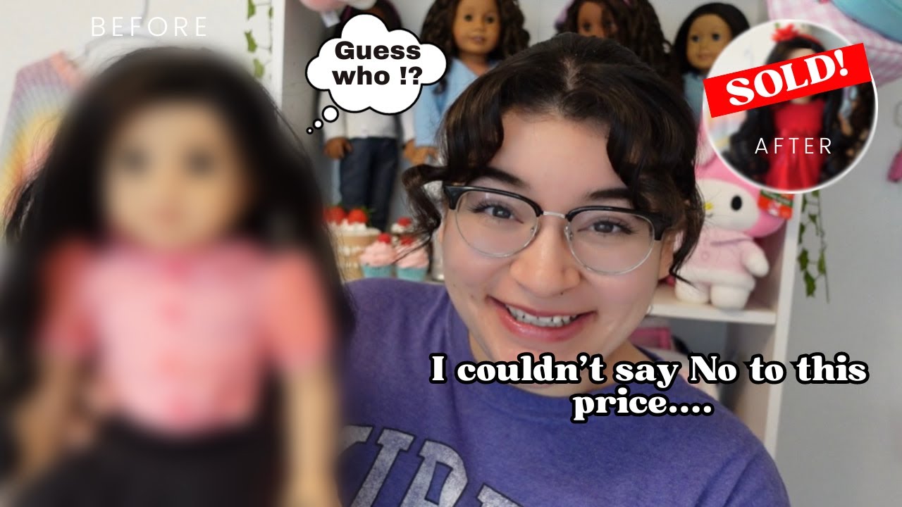 Покупка и реставрация куклы American Girl, которую я нашла на Facebook Marketplace!