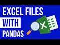 How to read and write excel files with Pandas using Python.