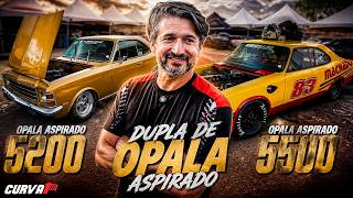 DUPLA DE OPALAS ASPIRADO PAROU A ARRANCADA! 5200cc e 5500cc 😱