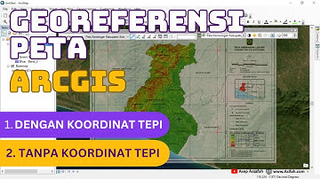 Cara Georeferencing Peta di ArcGIS untuk Semua Jenis Data Raster (Citra Satelit, DEM, JPG, PNG, Dll)