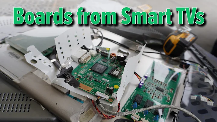 Taking Apart A Smart TV - Scrap Circuit Boards Inside