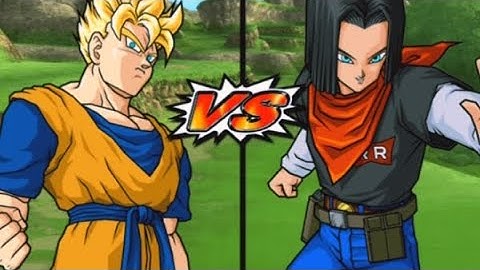 | GOHAN FUTURE ( SUPER SAIYAN ) | VS | ANDROID 17 | DRAGON BALL Z BUDOKAI TENKAICHI 3 | WII DOLPHIN