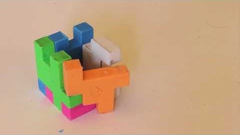 Eraser Cube Puzzle Solution (Animated)