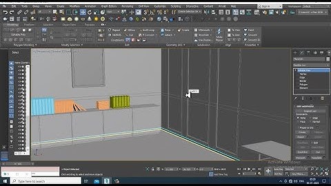 3Dsmax Tutorials, Learn 3D Modeling an Interior from Scratch in 3dsmax. ( Part 2)