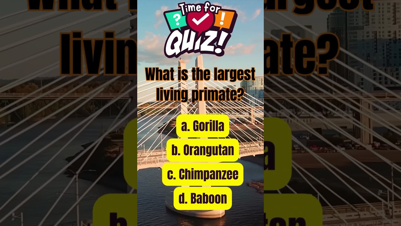 What is the Largest Living Primate? 