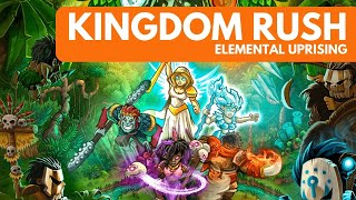 Kingdom Rush Elemental Uprising Solo Board Game Tutorial And Playthrough