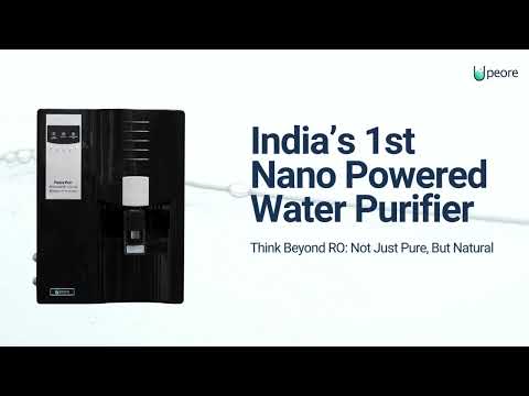 India's 1st Nano Powered - Peore Water Purifier | Retains Essential Minerals | Saves Water upto 70% - video from Peore