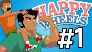 MY SON LOVES MINECRAFT Happy Wheels Funny Moments #1