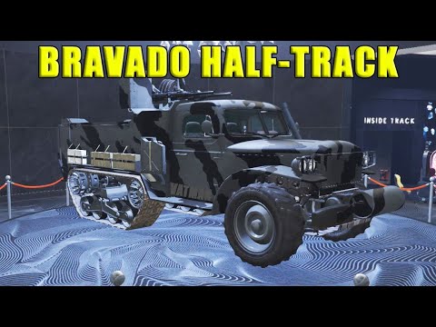 Видео: Bravado Half-Track. Грузовик на подиуме в GTA Online. Почему его стоит купить?
