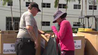 Coral Gables Residents Gather To Recycle Electronics | STS Florida Electronic Recycling