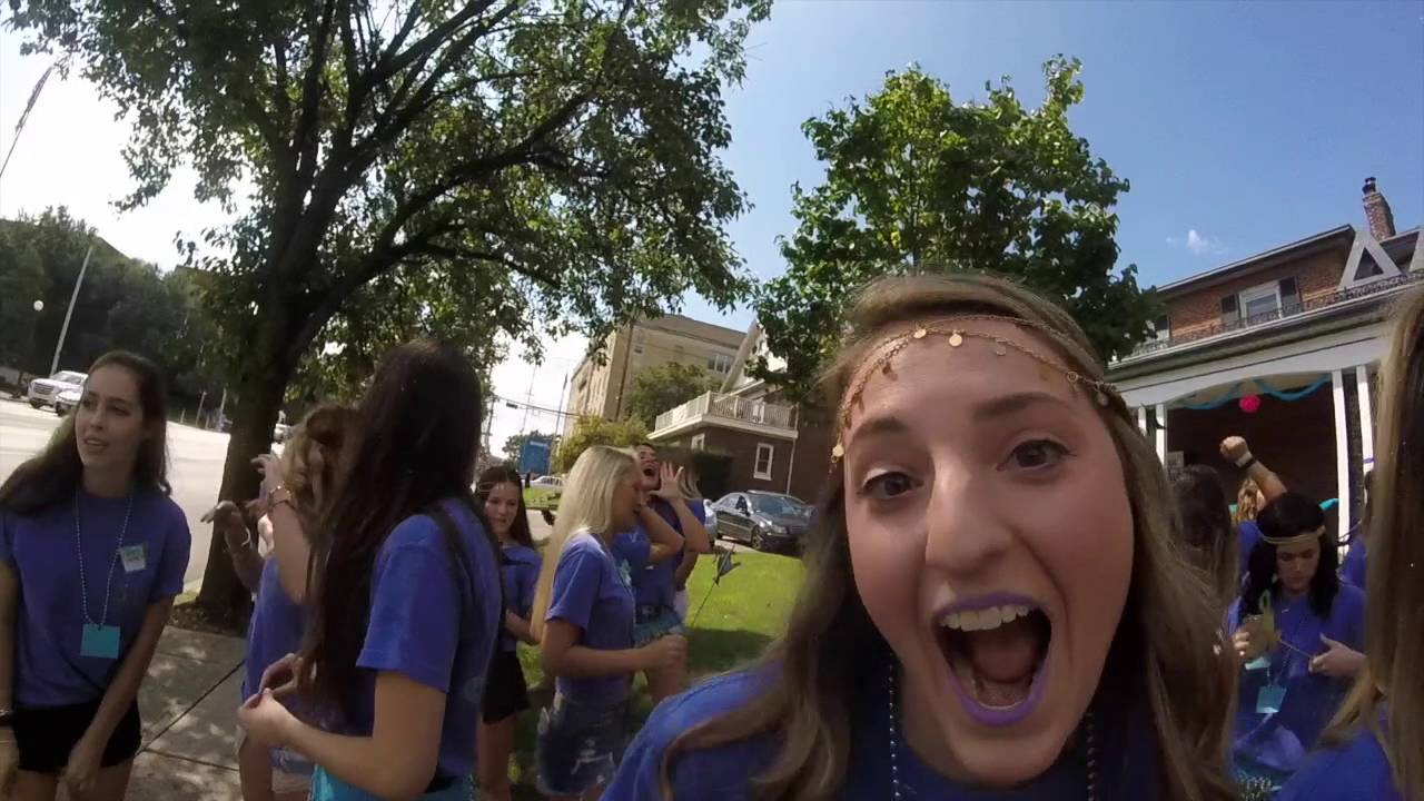 Tri Delta University of Cincinnati Bid Day 2016 - YouTube