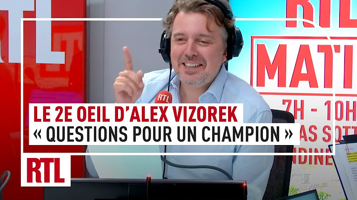 "Questions pour un champion" : le 2e Oeil d'Alex Vizorek