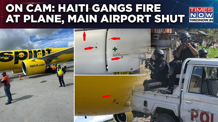 Haiti Gangs Fire At Commercial Flight On Cam: Watch Airport Shut After Shocker | Interim PM Vows...