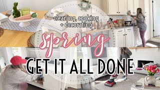 *NEW!* SPRING GET IT ALL DONE WITH ME 2021 | EXTREME CLEANING MOTIVATION | HOMEMAKER DAY IN THE LIFE