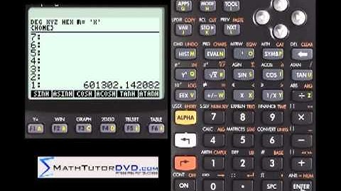 Hyperbolic Functions with the HP-50g Calculator
