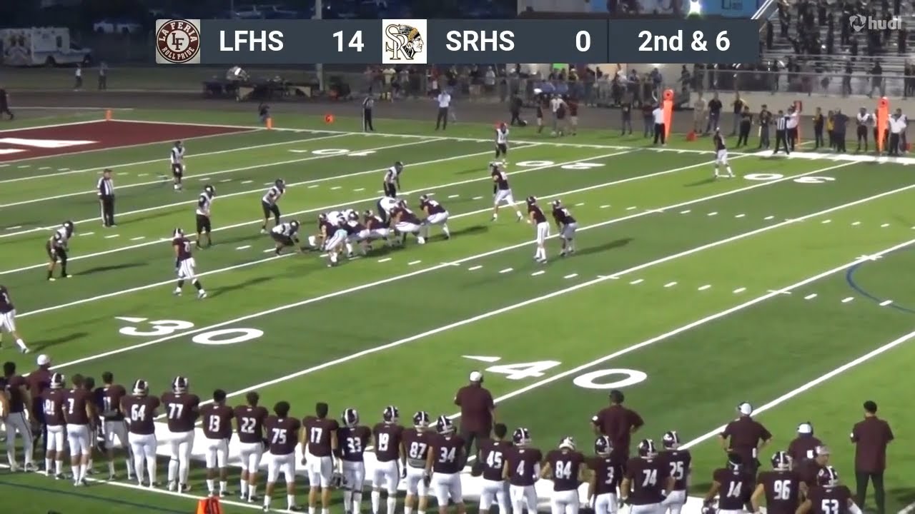 La Feria Dorian Hernandez throwing 26 yard TD bullets vs Santa Rosa