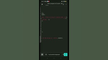 Write a program in C to print a string in reverse using a pointer.