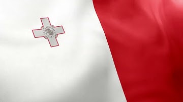 MALTA - Waving Flag Loop 4K