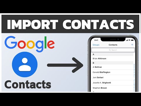 आयफोनवर Google संपर्क कसे आयात करावे || Gmail वरून iPhone वर संपर्क आयात करा