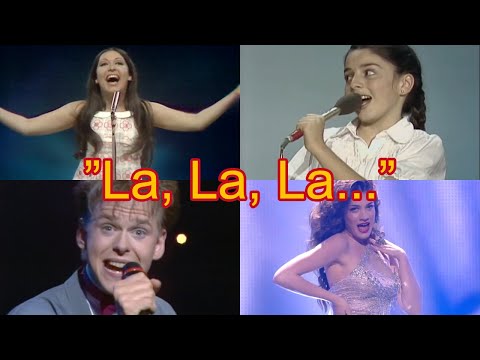 Eurovision ? But it's just the La La La's