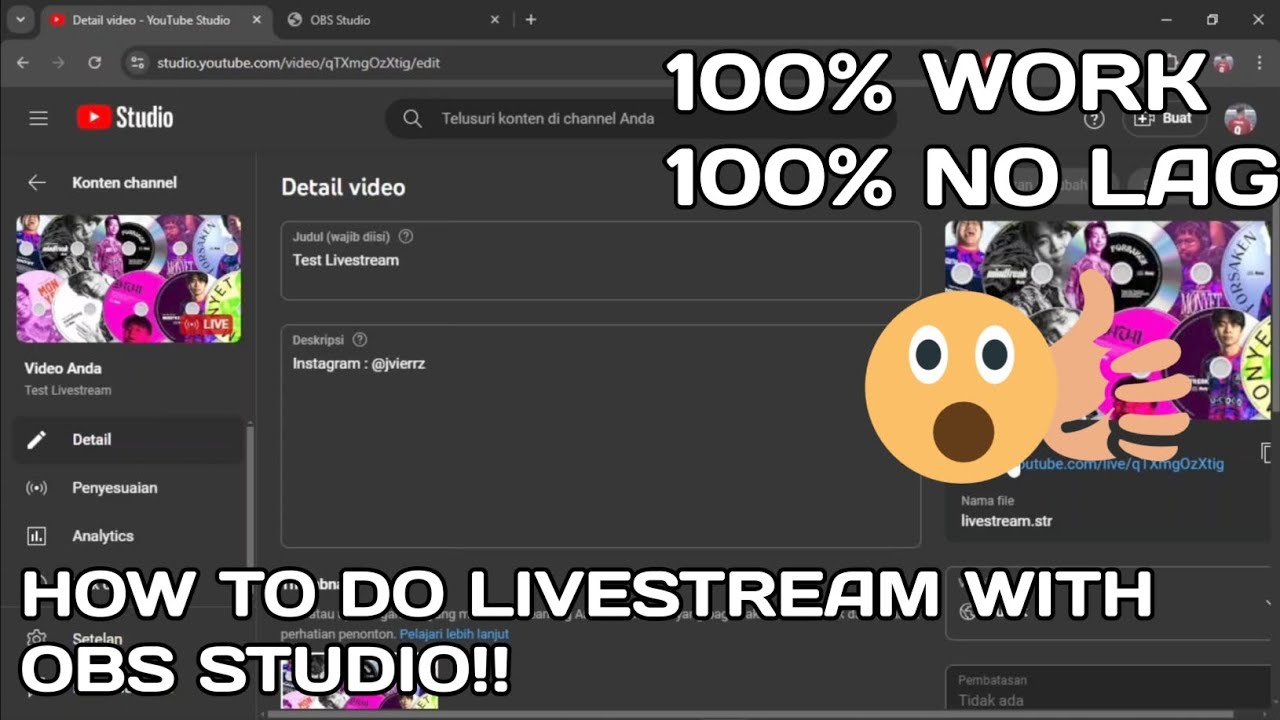 HOW TO LIVESTREAM ON YOUTUBE WITH OBS STUDIO (2024) - YouTube